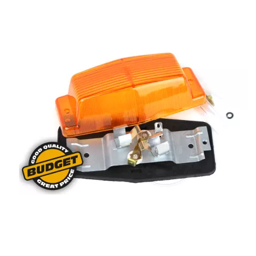 Lampada doppio bruciatore - Lente arancio
