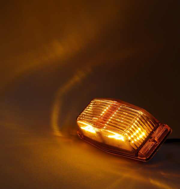 OMNIUS | LAMPADA DOPPIO BRUCIATORE A LED ARANCIO - LENTE ARANCIO - immagine 4