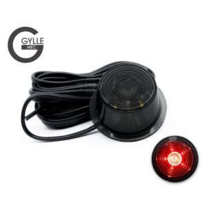 GYLLE BLACK LINE | MODULO A LED FUME' - ROSSO