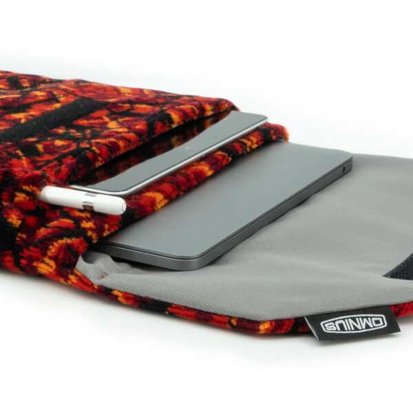 OMNIUS | COVER PER LAPTOP 14'' - PELUCHE ROSSO - immagine 2