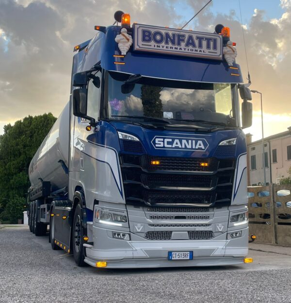 TURBO TRUCKPARTS | SPOILER SOTTOPARAURTI CON TALMU SCANIA NG - PARAURTI BASSO