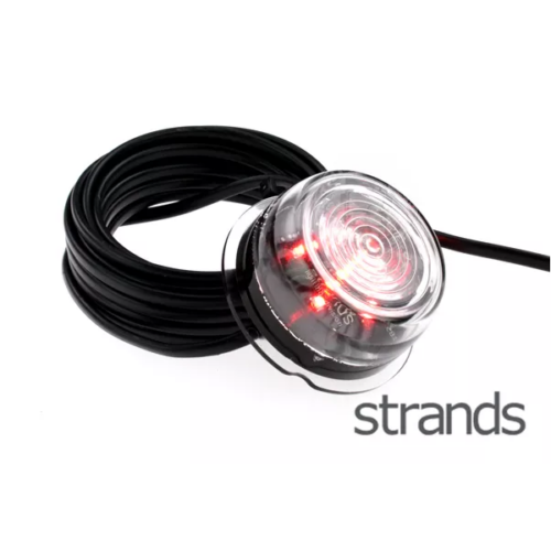 STRANDS | MODULO A LED ROSSO - LENTE TRASPARENTE
