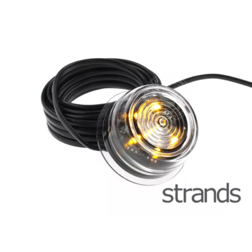 STRANDS | MODULO A LED ARANCIO - LENTE TRASPARENTE