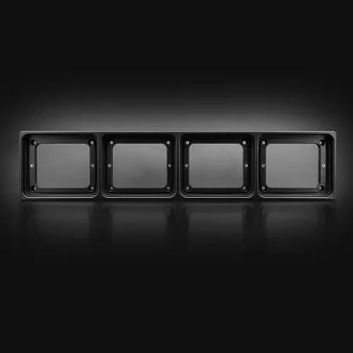 OMNIUS | SUPPORTO FARI POSTERIORI ULTRASOTTILE - 4 LUCI