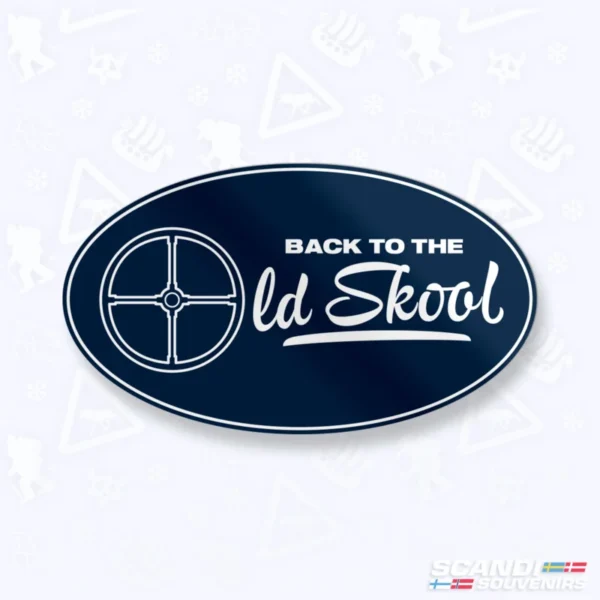 BACK TO THE OLDSKOOL | ADESIVO