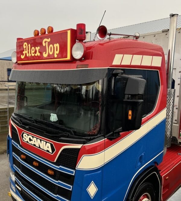 FOX PARTS | VISIERA PARASOLE SCANIA NEXTGEN 35CM - immagine 2