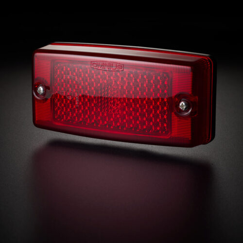 OMNIUS | LUCE DI POSIZIONE LED ROSSO - LENTE ROSSA