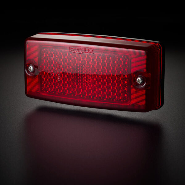 OMNIUS | LUCE DI POSIZIONE LED ROSSO - LENTE ROSSA