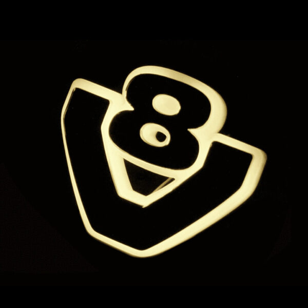 EMBLEMA V8 RETROILLUMINATO - BASE LUMINOSA - immagine 4