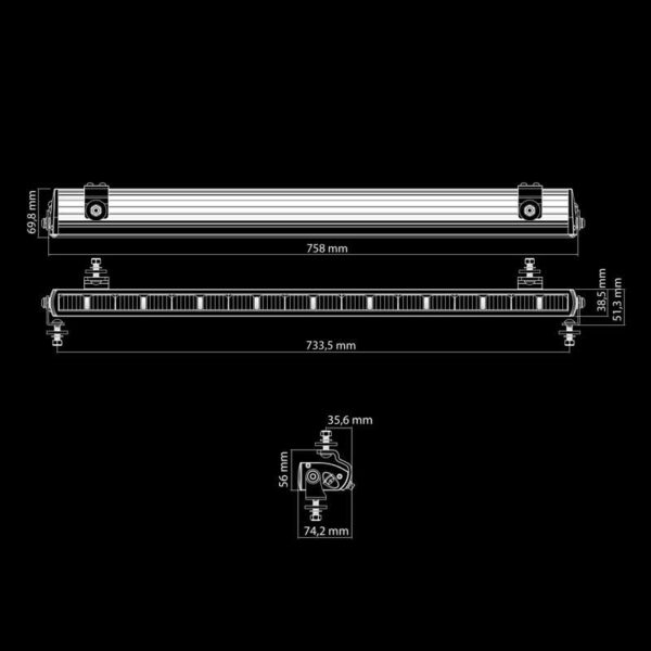 STRANDS | DARK KNIGHT NUUK LED BAR 30'' - immagine 7