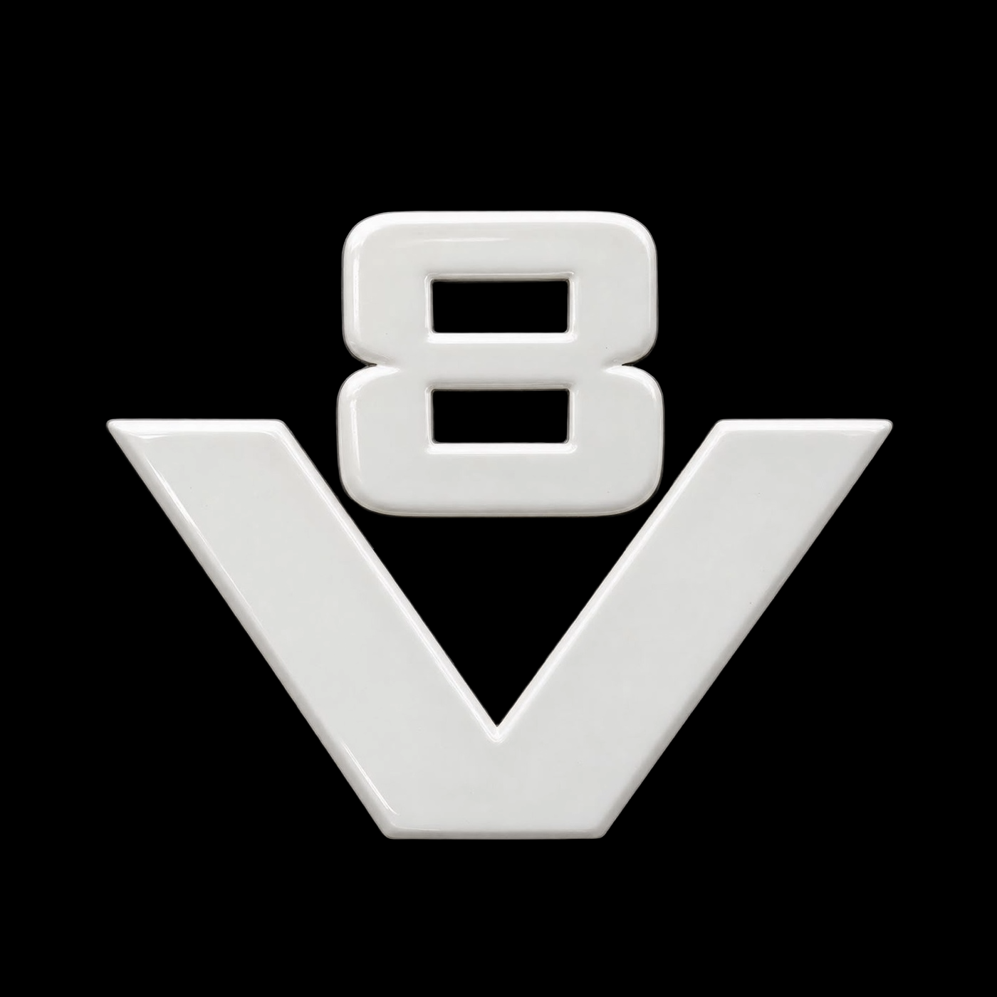 EMBLEMA V8 OLDSKOOL